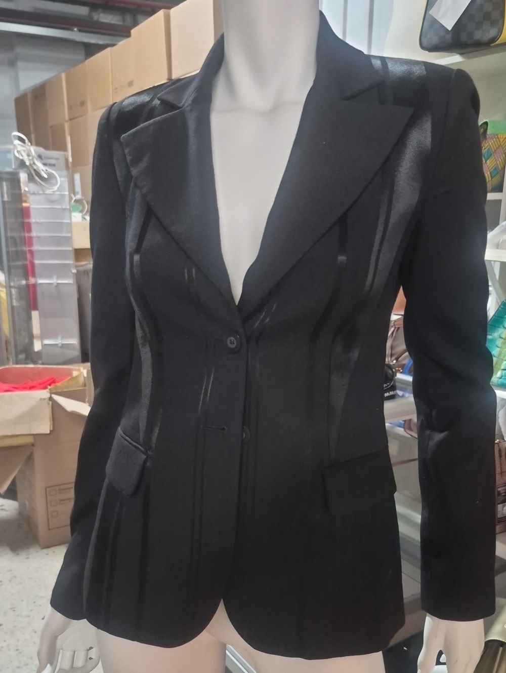JustCavalli Black Women's Tailored Blazer Jacket